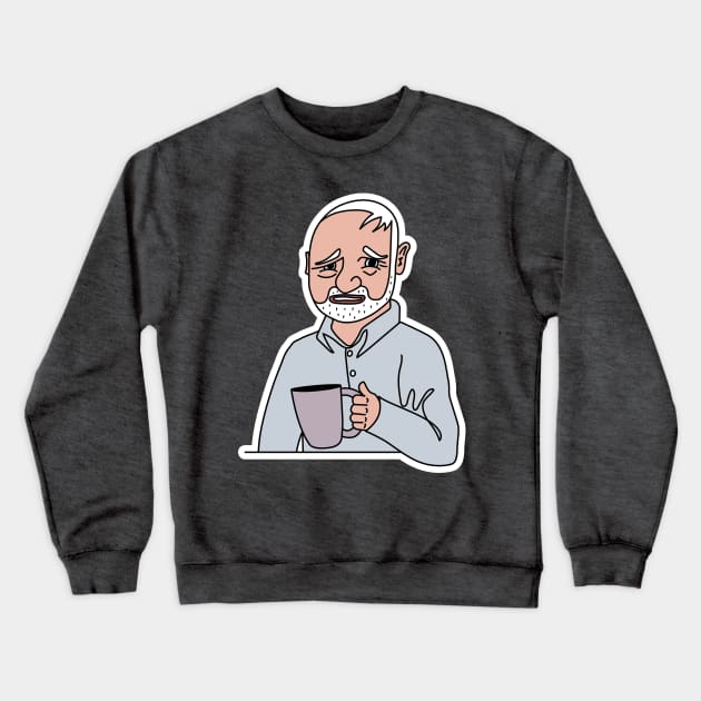 Hide the Pain Harold Crewneck Sweatshirt by SparkCheese